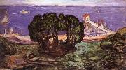 Edvard Munch The Bush of seaside china oil painting reproduction